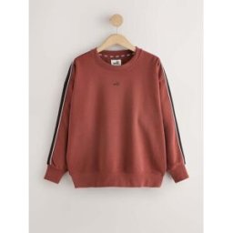 self. soi-même. Sweat-shirt à rayures Brun XL (FR 50-52)