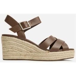 Linzi Linzi Sheena Cross-Over Front Wedge Sandals Brun EU 38 (UK 5)