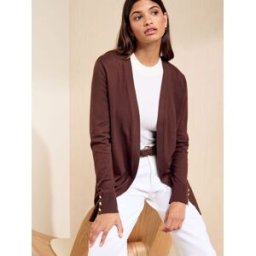 Friends Like These Friends Like These Cardigan long Brun FR 50 (EU 48)