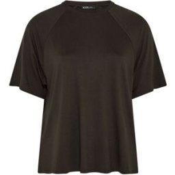 Yours Curve Yours Curve Soft Touch T-Shirt Brun FR 52-54 (EU 50-52)