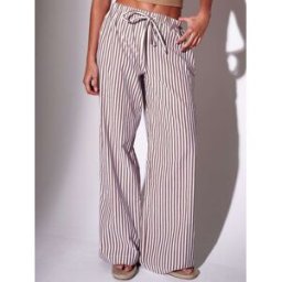 South Beach South Beach Stripe Straight Leg Trousers Brun FR 40 (EU 38)