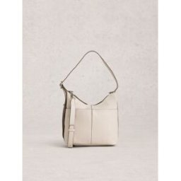 White Stuff White Stuff Mini Sophia Leather Cross-Body Bag pâle Un an
