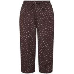 Yours Curve Yours Curve Crinkle Barrel Trousers Brun FR 42 (EU 40)