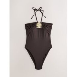 Next Maillot de bain bandeau gainant avec armatures Brun FR 42 (EU 40)