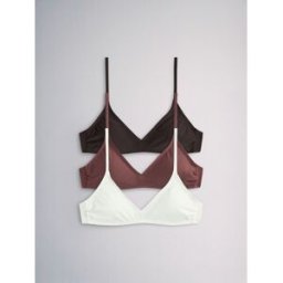 The Set The Set 3 Pack Raccourcis Bikini Hauts Brun M (FR 42-44)