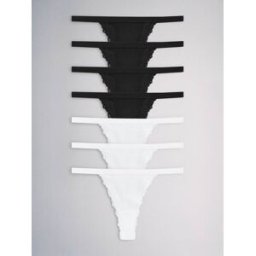 The Set The Set 7 Culottes en dentelle de coton Noir XL (EU 48-50)