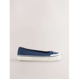 Next Ballerines en toile Forever Comfort bleu EU 37.5 (UK 4.5)