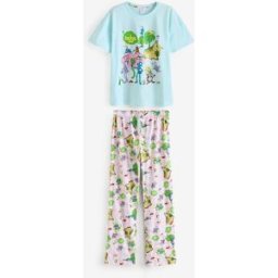 Vanilla Underground Vanilla Underground Disney Bugs Life 100% Cotton Short Sleeve Long Leg Pyjamas Set bleu XL (FR 50-52)