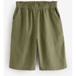 Next Bermudas en coton vert FR 38 (EU 36)