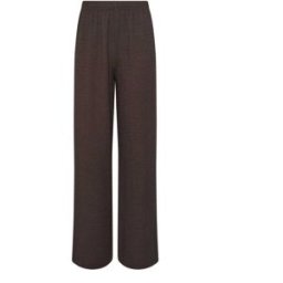 Long Tall Sally Long Tall Sally Bubble Textured Wide Leg Trousers Brun FR 44 x 36L