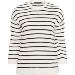 Yours Curve Yours Curve Striped Jumper crème FR 56-58 (EU 54-56)