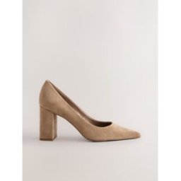 Next Escarpins à talons carrés en daim Forever Comfort Brun EU 41 L (UK 7)