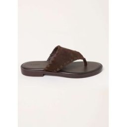 Fat Face FatFace Suede Whipstitch Mule Sandal Brun EU 36 (UK 3)