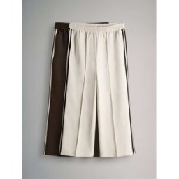 The Set The Set 2 Pantalons à enfiler à double bande latérale Brun FR 48 (EU 46)