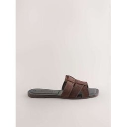 Next Sandales mules cousues Forever Comfort Brun EU 40 XW (UK 6.5)