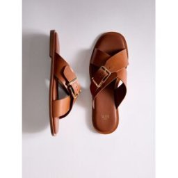 The Set Sandales mules à enfiler The Set X-Strap Brun EU 38 (UK 5)