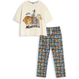Vanilla Underground Vanilla Underground Madagascar Cotton Short Sleeve Long Leg Pyjamas Set Brun XXL (FR 50-52)