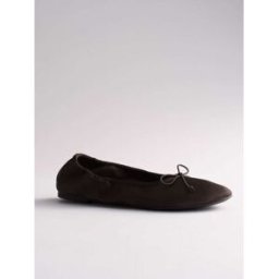 The Set Ballerines The Set en satin à bout rond avec naud Brun EU 37 (UK 4)