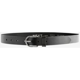 Next Ceinture en cuir régulière Noir XL (FR 50-52)