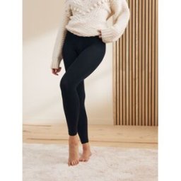 Next Lot de collants thermiques sans pieds doublés en polaire 1 Noir XL (FR 50-52)