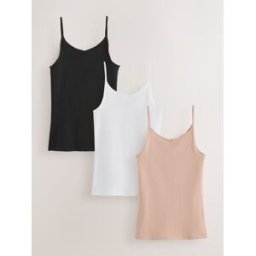 Next Lot de 3 gilets de base Noir FR 48 (EU 46)