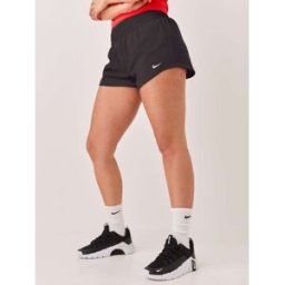 Nike Nike One Dri-FIT Mid Rise 3 Inch Brief Lined Shorts Noir S (FR 38-40)