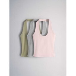 The Set The Set 3 Pack Hauts Col licou Rose XL (FR 50-52)