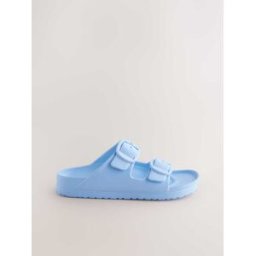 Next Chaussures plates à double bride de plage bleu EU 41 (UK 7)