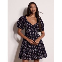 Apricot Apricot Cotton Dobby Floral Mini Dress bleu FR 42 (EU 40)