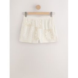 Next Short d'été au crochet crème FR 52 (EU 50)