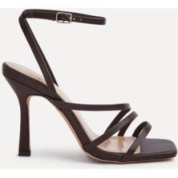 Linzi Linzi Scarlett Strappy Heel Sandals With Ankle Strap Brun EU 41 (UK 8)