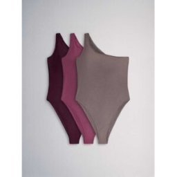 The Set Lot de 3 maillots de bain The Set asymétrique Rose XL (FR 50-52)