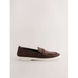 Next Mocassins en daim à semelle blanche Forever Comfort Brun EU 37 (UK 4)
