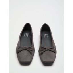Friends Like These Friends Like These Ballerines plates à bout carré avec naud Gris EU 38 (UK 5)