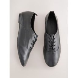Next Chaussures de jazz en cuir à lacets Forever Comfort Noir EU 39 (UK 6)