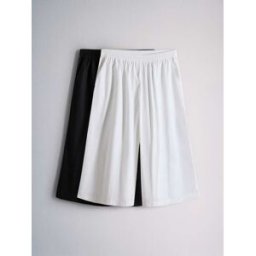 The Set The Set 2 Pantalons Ample en Coton Raccourci Noir XS (FR 36)