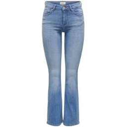 ONLY ONLY Mid Waist Flared With Super Stretch Jeans bleu S Short (FR 38-40)