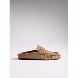 The Set Mocassins sans talon en cuir suédé de qualité supérieure The Set Brun EU 39 (UK 6)