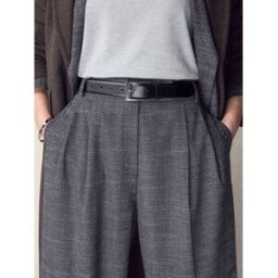 Next Ceinture en cuir N. Premium Made In Italie Noir M (FR 42-44)