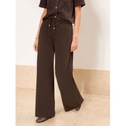 Lipsy Lipsy Jean ample ceinturé Brun FR 46 (EU 44)