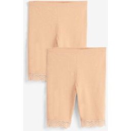 Next Anti-Chafe en coton mélangé Shorts 2 Lot Nue FR 52 (EU 50)