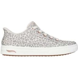 Skechers Skechers Slip-ins Leopard Print Canvas Arcade Trainers naturel EU 37 (UK 4)