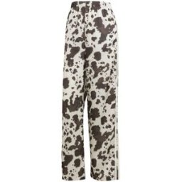 adidas originals adidas Originals Cow Print Satin Wide Leg Trousers Imprimé animal FR 34-36 (EU 32-34)