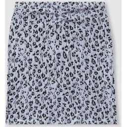 Good American Good American Good American Always Fits Textured Leopard Print Mini Skirt bleu XXS-XS (FR 34-36)