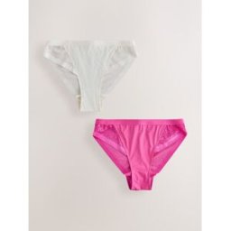 Next Culotte montante en maille lissante Animal 2 Lot Rose FR 40 (EU 38)