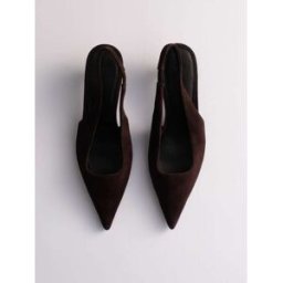 The Set The Set Premium Slingback Kitten Heels Brun EU 41 (UK 8)