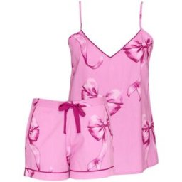 Cyberjammies Cyberjammies Bow Print Cami And Shorts Set Rose FR 44 (EU 42)