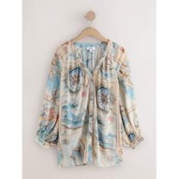 Next Chemise de plage ample bleu FR 48 (EU 46)