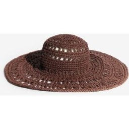 Friends Like These Friends Like These Chapeau de plage souple ajouré Brun Un an