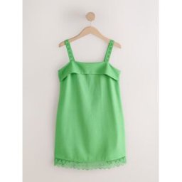 Next Robe d'été mini à bretelles repliables vert FR 56 (EU 54)